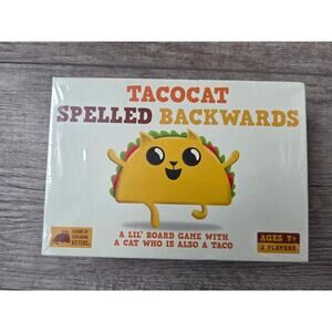 New Sealed Tacocat Spelled Backwards Card‎ Game Exploding Kittens Family Fun